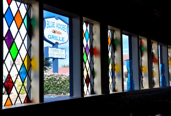 Blue Adobe Sante Fe Grille