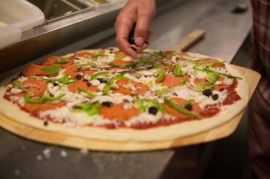 Giant Rustic Pizza